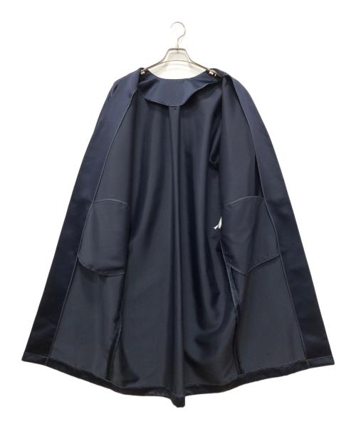 edit & co.（エディットアンドコー）edit & co. (エディットアンドコー) Satin Coat ネイビー サイズ:下記参照の古着・服飾アイテム