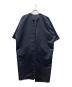 edit & co.（エディットアンドコー）の古着「Satin Coat」｜ネイビー