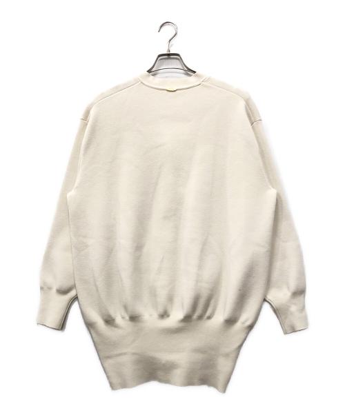 DEUXIEME CLASSE（ドゥーズィエム クラス）DEUXIEME CLASSE (ドゥーズィエム クラス) GLASSY LONG カーディガン ホワイト サイズ:下記参照の古着・服飾アイテム