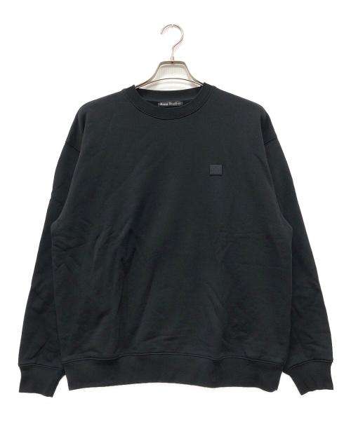 Acne studios（アクネ ストゥディオス）ACNE STUDIOS (アクネ ストゥディオス) クルーネックスウェット ブラック サイズ:Sの古着・服飾アイテム