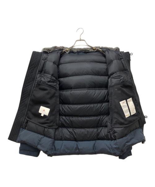 PEUTEREY（ピューテリー）PEUTEREY (ピューテリー) ラビットファーダウンジャケット ネイビー サイズ:Sの古着・服飾アイテム