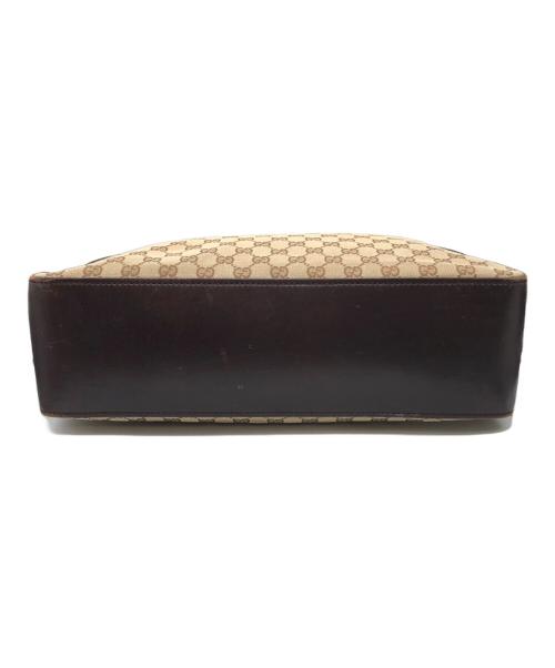 GUCCI（グッチ）GUCCI (グッチ) GGキャンパス トートバッグ ブラウン サイズ:下記参照の古着・服飾アイテム