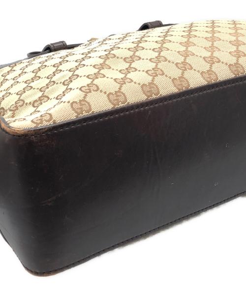 GUCCI（グッチ）GUCCI (グッチ) GGキャンパス トートバッグ ブラウン サイズ:下記参照の古着・服飾アイテム