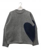 NKNITンニット）の古着「pattern knit」｜グレー
