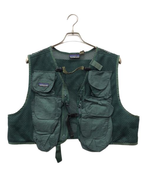 Patagonia（パタゴニア）Patagonia (パタゴニア) フィッシングベスト グリーン サイズ:Lの古着・服飾アイテム