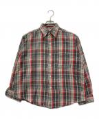 WINTER KINGウィンターキング）の古着「60’s長袖チェックフランネルシャツ」｜グレー
