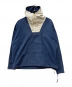 J.CREWジェイクルー）の古着「バイカラーコットンアノラックパーカー」｜ネイビー
