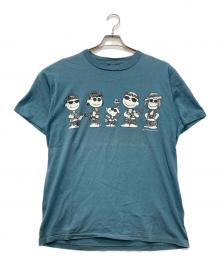 90'S PEANUTS（90年代ピーナッツ）の古着「キャラクタープリントTシャツ」｜グリーン