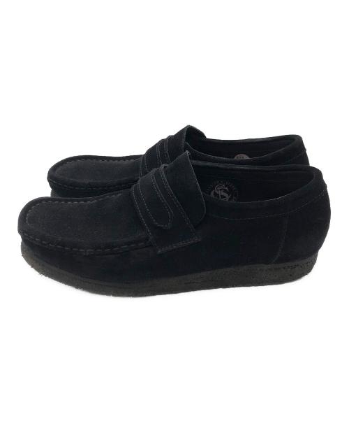 CLARKS（クラークス）CLARKS (クラークス) ワラビーシューズ ブラック サイズ:25cmの古着・服飾アイテム