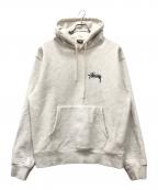 stussyステューシー）の古着「8 BALL FADE HOODIE」｜グレー