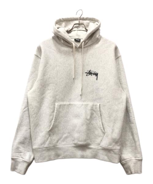 stussy（ステューシー）stussy (ステューシー) 8 BALL FADE HOODIE グレー サイズ:XLの古着・服飾アイテム