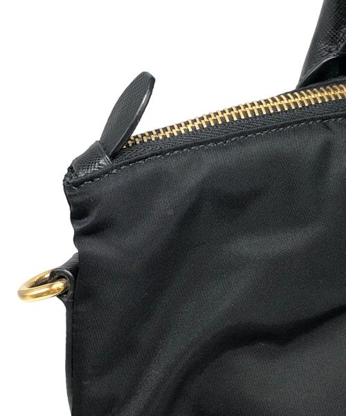 PRADA（プラダ）PRADA (プラダ) ナイロン レザー ハンドバッグ ブラック サイズ:下記参照の古着・服飾アイテム