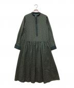 23区ニジュウサンク）の古着「【洗える】Ratti チェーンモチーフ ワンピース」｜グリーン