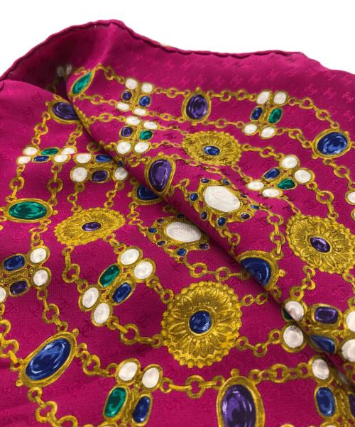 CHANEL（シャネル）CHANEL (シャネル) シルクスカーフ ピンクの古着・服飾アイテム