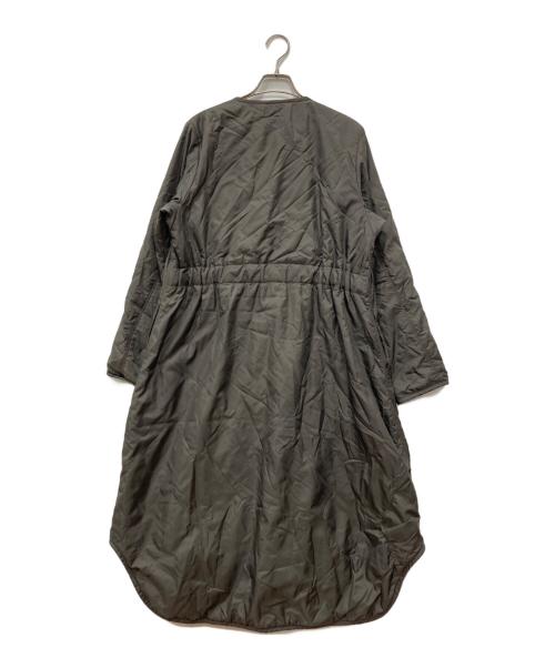 45R（フォーティファイブ・アール）45R (フォーティファイブ・アール) ナイロンキルトコート グレー サイズ:2の古着・服飾アイテム