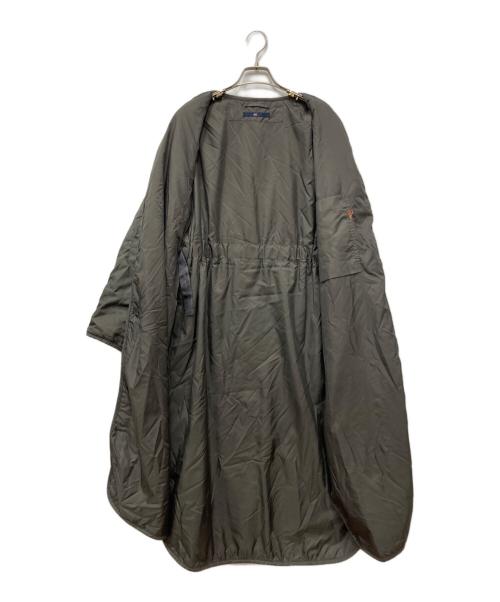 45R（フォーティファイブ・アール）45R (フォーティファイブ・アール) ナイロンキルトコート グレー サイズ:2の古着・服飾アイテム