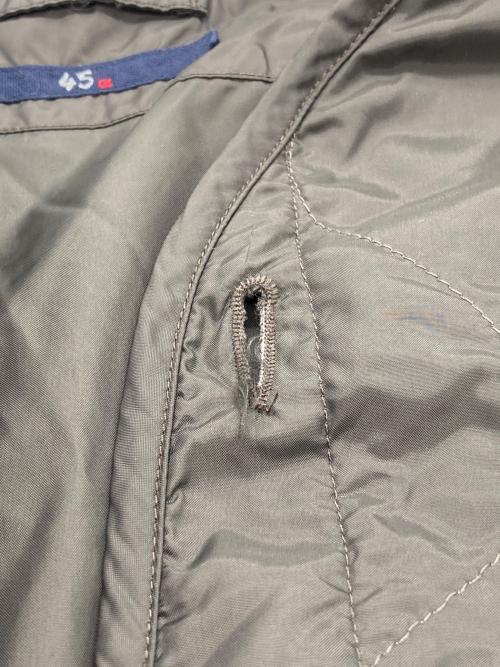 45R（フォーティファイブ・アール）45R (フォーティファイブ・アール) ナイロンキルトコート グレー サイズ:2の古着・服飾アイテム