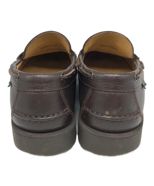 PARABOOT（パラブーツ）PARABOOT (パラブーツ) BEAMS (ビームス) DIX/SPORT コインローファー ブラウン サイズ:6の古着・服飾アイテム