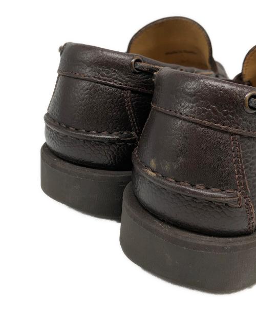 PARABOOT（パラブーツ）PARABOOT (パラブーツ) BEAMS (ビームス) DIX/SPORT コインローファー ブラウン サイズ:6の古着・服飾アイテム