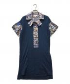 Vivienne Westwood RED LABELヴィヴィアンウエストウッドレッドレーベル）の古着「半袖シャツワンピース」｜ネイビー