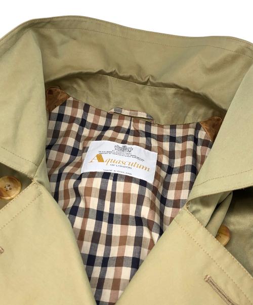 Aquascutum（アクアスキュータム）Aquascutum (アクアスキュータム) タマムシトレンチコート ベージュ サイズ:下記の古着・服飾アイテム