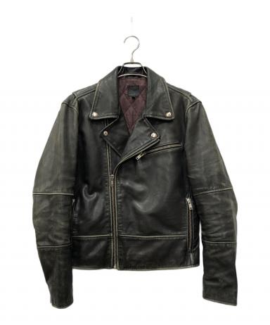 04klxy　'00 GAP メンズL ライダース 山羊皮 GAP - ギャップ／GAP ダブルライダース ジャケット JKT アウター
