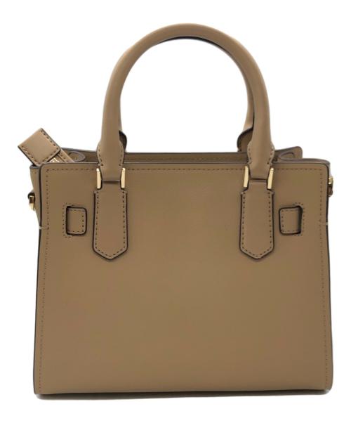 MICHAEL KORS（マイケル・コース）MICHAEL KORS (マイケル・コース) 2WAYターンロックバッグ ベージュの古着・服飾アイテム