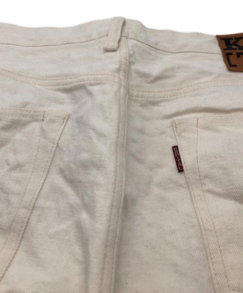 KAPITAL（キャピタル）KAPITAL (キャピタル) キナリワイドデニムパンツ アイボリー サイズ:XLの古着・服飾アイテム