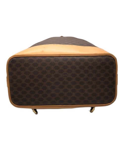 CELINE（セリーヌ）CELINE (セリーヌ) マカダム巾着ショルダーバッグ ブラウン サイズ:下記参照の古着・服飾アイテム