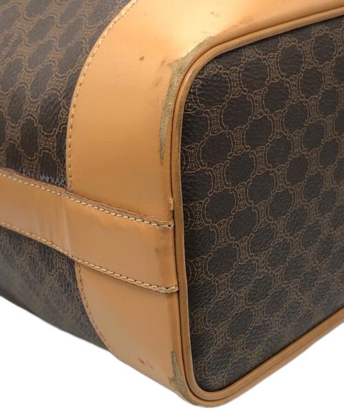 CELINE（セリーヌ）CELINE (セリーヌ) マカダム巾着ショルダーバッグ ブラウン サイズ:下記参照の古着・服飾アイテム