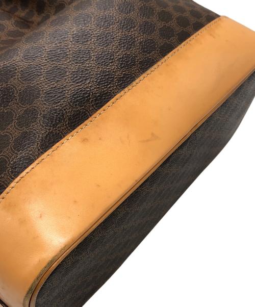 CELINE（セリーヌ）CELINE (セリーヌ) マカダム巾着ショルダーバッグ ブラウン サイズ:下記参照の古着・服飾アイテム