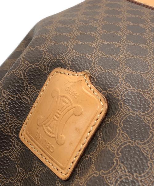 CELINE（セリーヌ）CELINE (セリーヌ) マカダム巾着ショルダーバッグ ブラウン サイズ:下記参照の古着・服飾アイテム