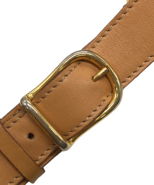 CELINE（セリーヌ）CELINE (セリーヌ) マカダム巾着ショルダーバッグ ブラウン サイズ:下記参照の古着・服飾アイテム