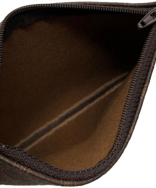 CELINE（セリーヌ）CELINE (セリーヌ) マカダム巾着ショルダーバッグ ブラウン サイズ:下記参照の古着・服飾アイテム