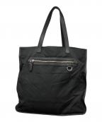 PRADAプラダ）の古着「ナイロン切替トートバッグ」｜ブラック