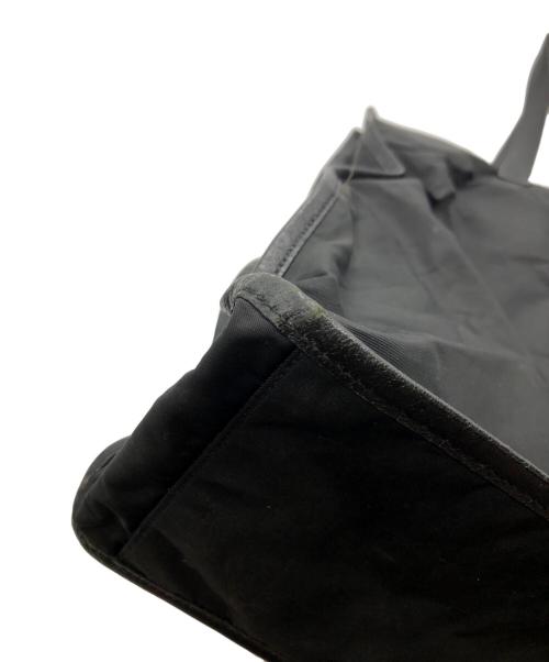PRADA（プラダ）PRADA (プラダ) ナイロン切替トートバッグ ブラックの古着・服飾アイテム
