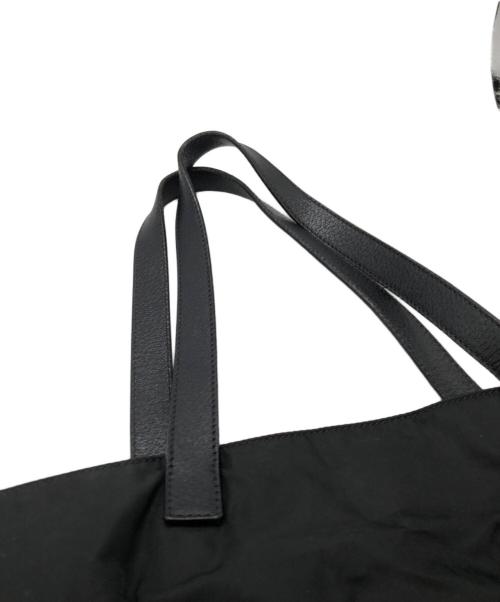 PRADA（プラダ）PRADA (プラダ) ナイロン切替トートバッグ ブラックの古着・服飾アイテム