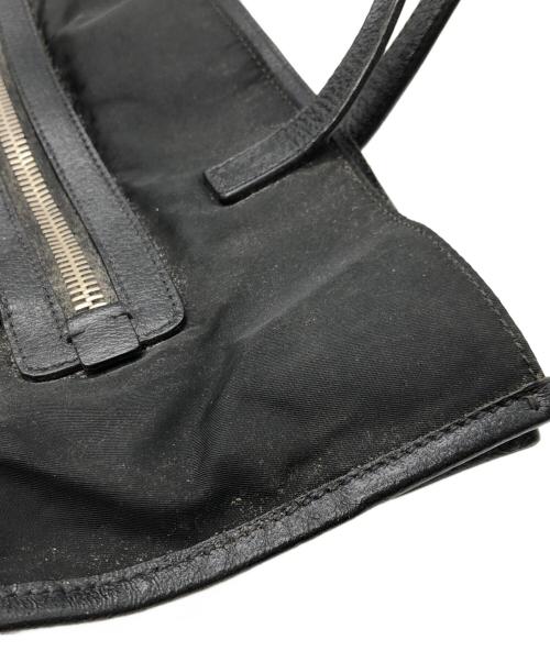 PRADA（プラダ）PRADA (プラダ) ナイロン切替トートバッグ ブラックの古着・服飾アイテム