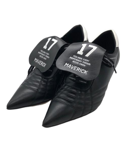 MAISON MAVERICK PRESENTS（メゾンマーベリック プレゼンツ）MAISON MAVERICK PRESENTS (メゾンマーベリック プレゼンツ) ポインテッドトゥスニーカー ブラック サイズ:Lの古着・服飾アイテム