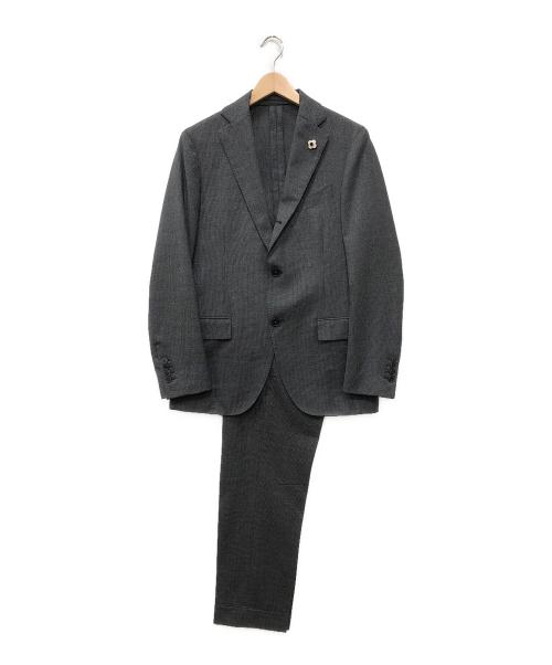LARDINI（ラルディーニ）LARDINI (ラルディーニ) 段返り3Bシングルスーツ グレー サイズ:46の古着・服飾アイテム