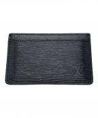 LOUIS VUITTONルイ ヴィトン）の古着「カードケース」｜ブラック