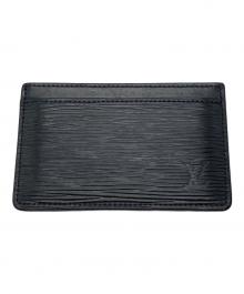 LOUIS VUITTON（ルイ ヴィトン）の古着「カードケース」｜ブラック