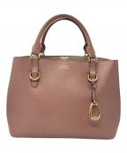 LAUREN RALPH LAURENローレンラルフローレン）の古着「2WAYショルダーバッグ」｜ピンク