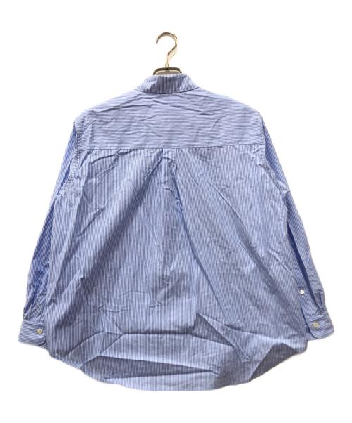 CLANE（クラネ）CLANE (クラネ) LOGO BUTTON-DOWN BASIC SHIRTS ブルー サイズ:1の古着・服飾アイテム