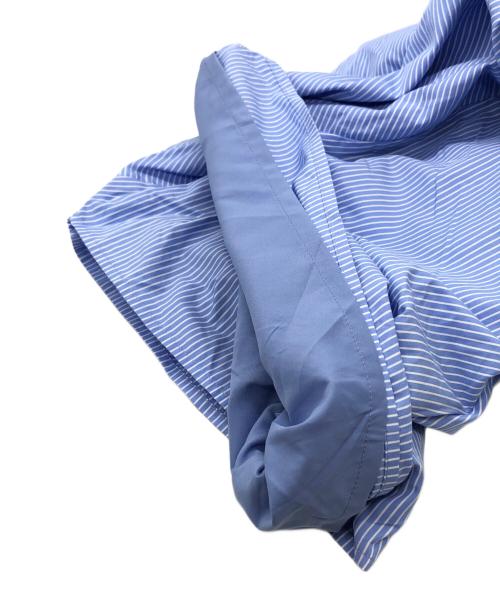 CLANE（クラネ）CLANE (クラネ) SHIRT DETAIL SHORT PANTS ブルーの古着・服飾アイテム