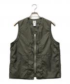 POST O'ALLSポストオーバーオールズ）の古着「MrDEEベスト」｜カーキ