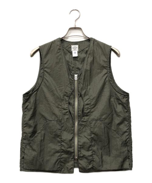 POST O'ALLS（ポストオーバーオールズ）POST O'ALLS (ポストオーバーオールズ) MrDEEベスト カーキ サイズ:Sの古着・服飾アイテム