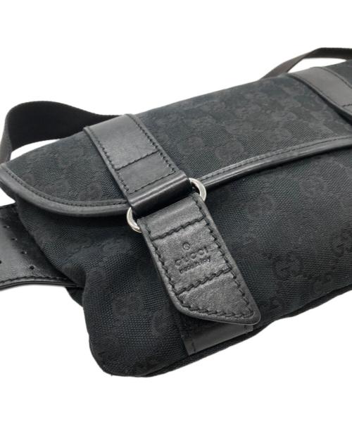 GUCCI（グッチ）GUCCI (グッチ) ウエストポーチ ブラックの古着・服飾アイテム