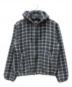 stussyステューシー）の古着「FLANNEL WORK JACKET」｜ブルー