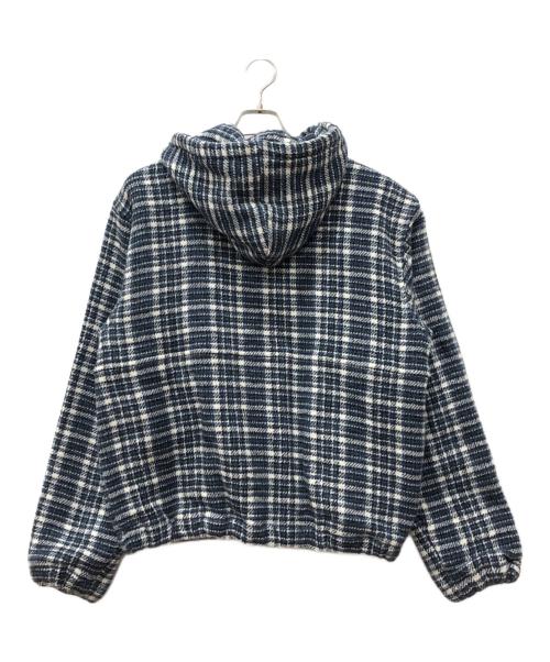 stussy（ステューシー）stussy (ステューシー) FLANNEL WORK JACKET ブルー サイズ:Mの古着・服飾アイテム